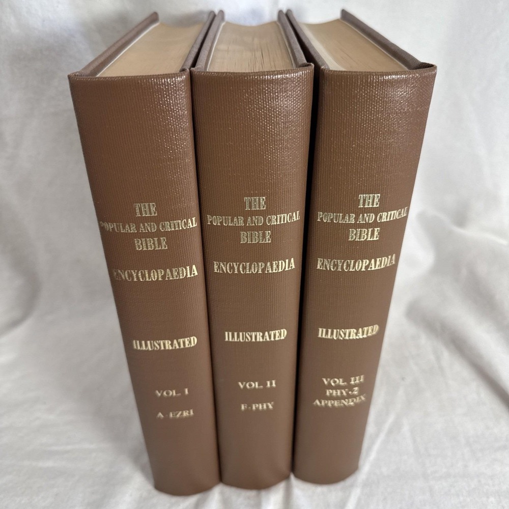 The Popular and Critical Bible Encyclopedia 1912 3 vols., Samuel Fallows HB Mint